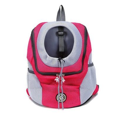 Portable Cat & Dog Backpack - Breathable, Adjustable Pet Carrier for Travel & Walking