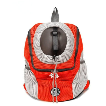 Portable Cat & Dog Backpack - Breathable, Adjustable Pet Carrier for Travel & Walking