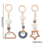 Deluxe Wooden Baby Play Gym Set with Rattle Toys - Perfect for Newborns and Nursery Decor