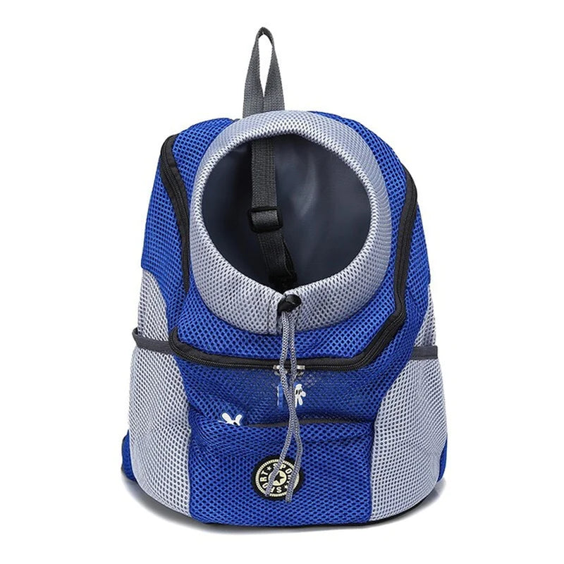 Portable Cat & Dog Backpack - Breathable, Adjustable Pet Carrier for Travel & Walking