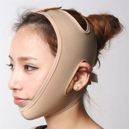 V-Line Face Slimming Strap - Adjustable & Breathable Chin Support for Jawline Contouring - Reusable Unisex Design