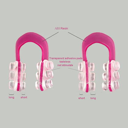 Pink Nose Uplifting Shaping Clip - Invisible Tool for Straightening and Beauty Massage, Perfect for Men and Women