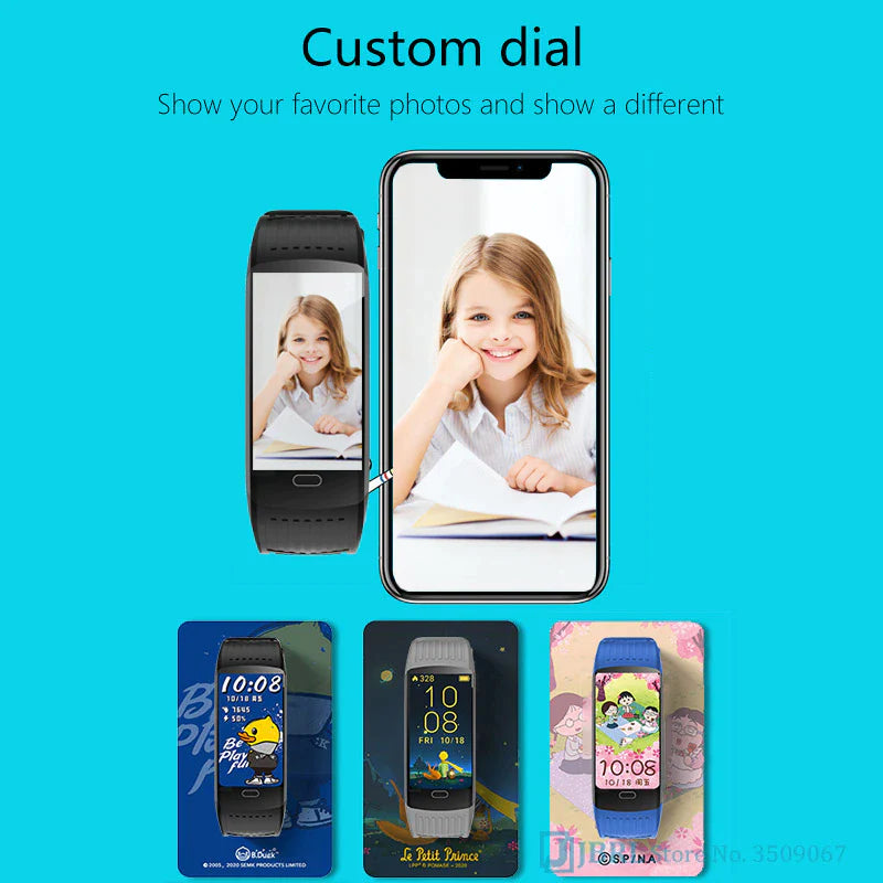 Kids Smartwatch - Waterproof Fitness Tracker for Boys & Girls with Bluetooth Connectivity