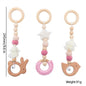 Deluxe Wooden Baby Play Gym Set with Rattle Toys - Perfect for Newborns and Nursery Decor