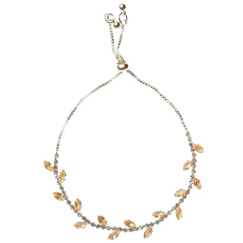 Stunning Radiant Marquise Cubic Zirconia Wrap Bracelet