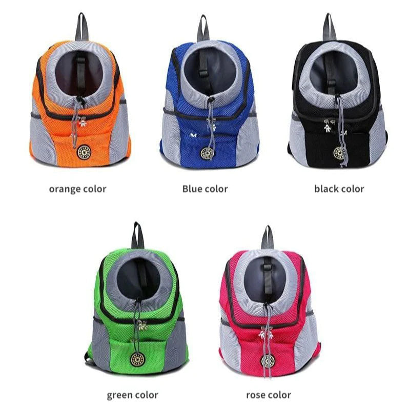 Portable Cat & Dog Backpack - Breathable, Adjustable Pet Carrier for Travel & Walking