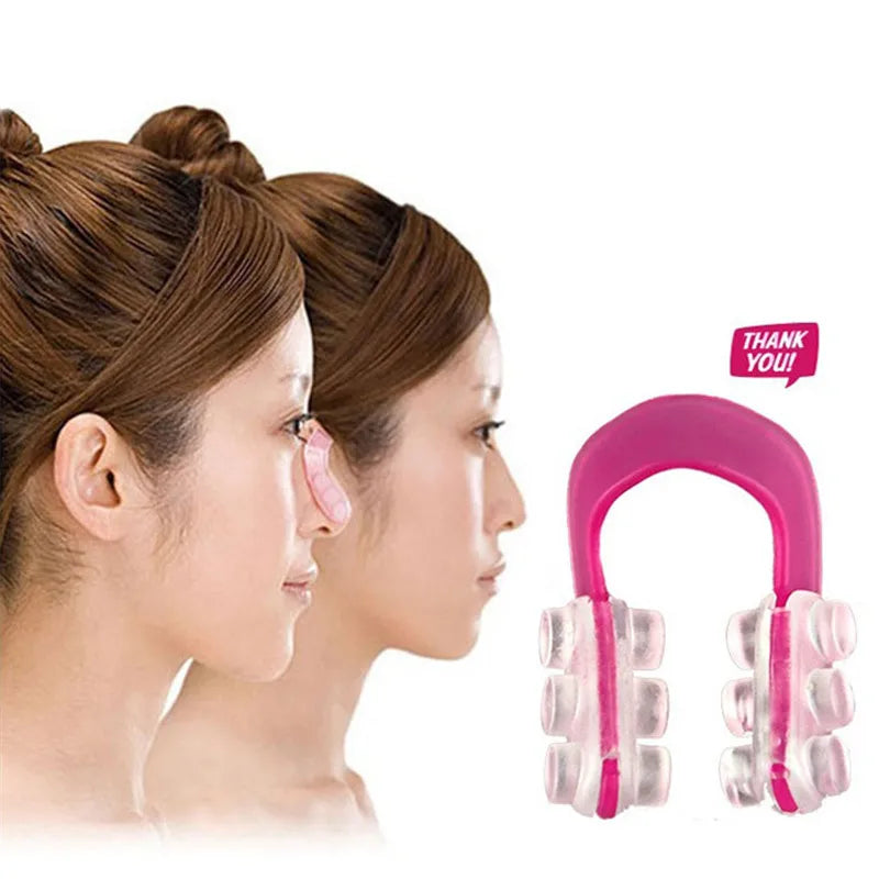 Pink Nose Uplifting Shaping Clip - Invisible Tool for Straightening and Beauty Massage, Perfect for Men and Women