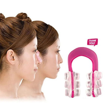 Pink Nose Uplifting Shaping Clip - Invisible Tool for Straightening and Beauty Massage, Perfect for Men and Women
