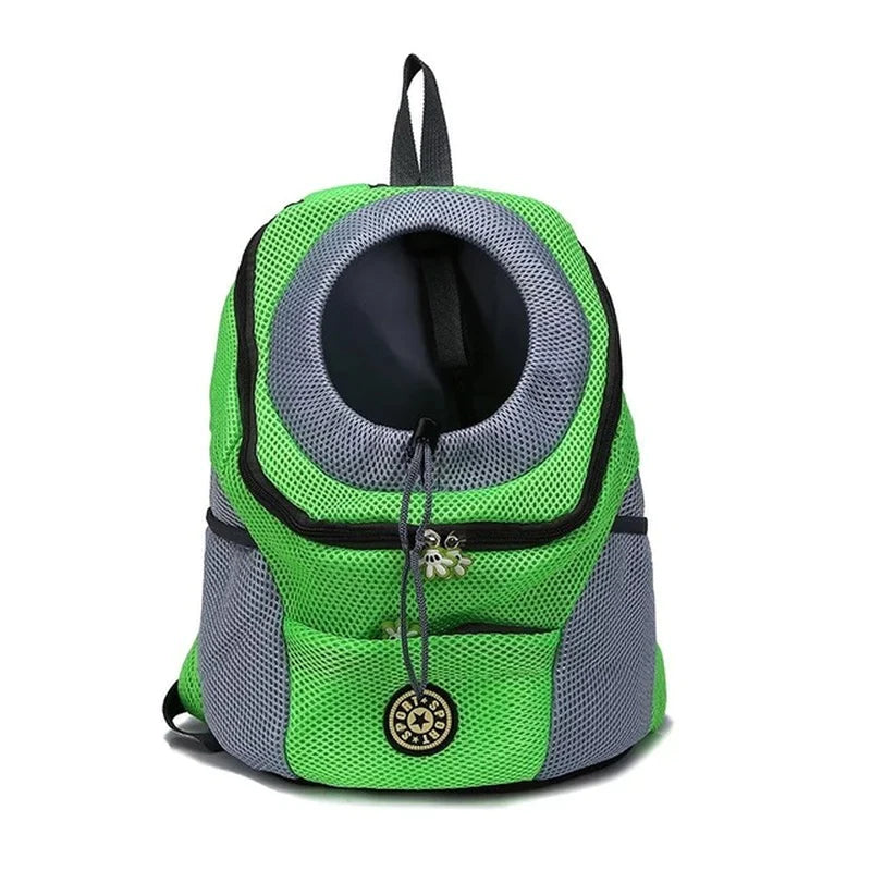 Portable Cat & Dog Backpack - Breathable, Adjustable Pet Carrier for Travel & Walking
