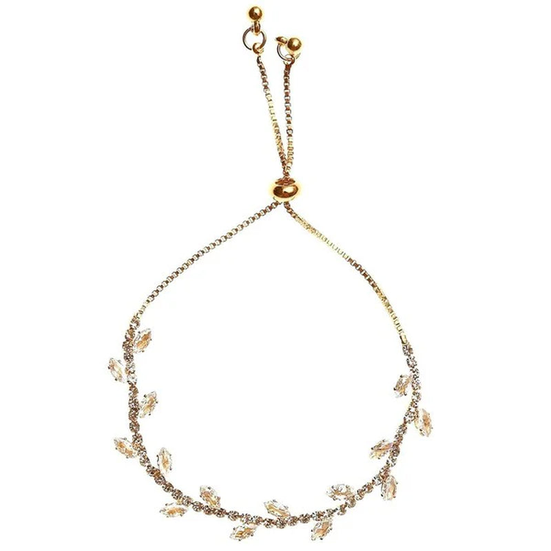 Stunning Radiant Marquise Cubic Zirconia Wrap Bracelet