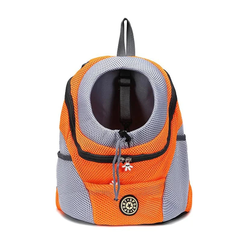 Portable Cat & Dog Backpack - Breathable, Adjustable Pet Carrier for Travel & Walking