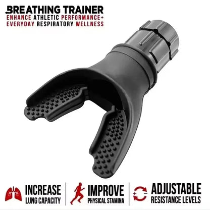 Enhance Your Lung Capacity: Adjustable Resistance Portable Breathing Trainer