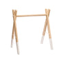 Deluxe Wooden Baby Play Gym Set with Rattle Toys - Perfect for Newborns and Nursery Decor