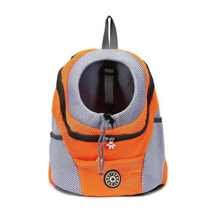 Portable Cat & Dog Backpack - Breathable, Adjustable Pet Carrier for Travel & Walking