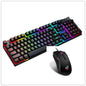 RGB Mechanical Feel USB Wired Gaming Keyboard - Full Size with Floating Keycap Design