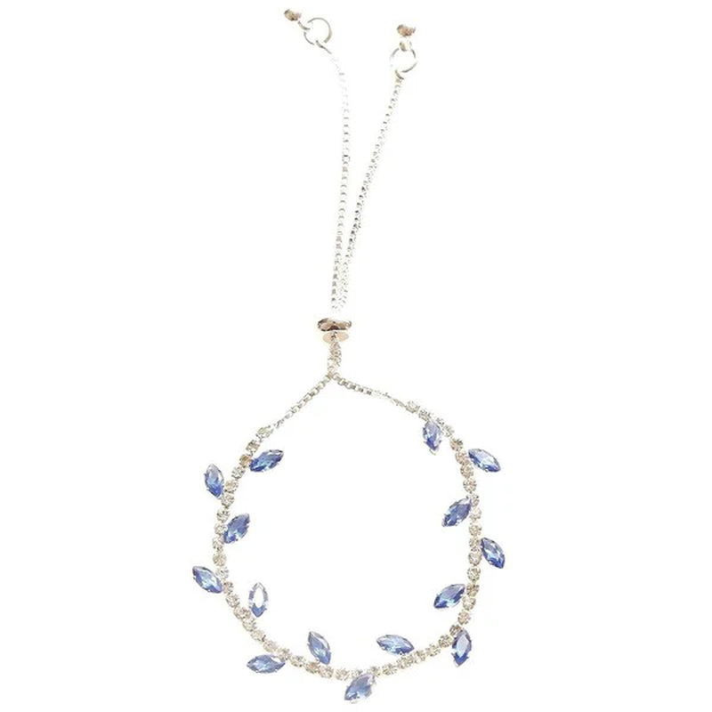Stunning Radiant Marquise Cubic Zirconia Wrap Bracelet