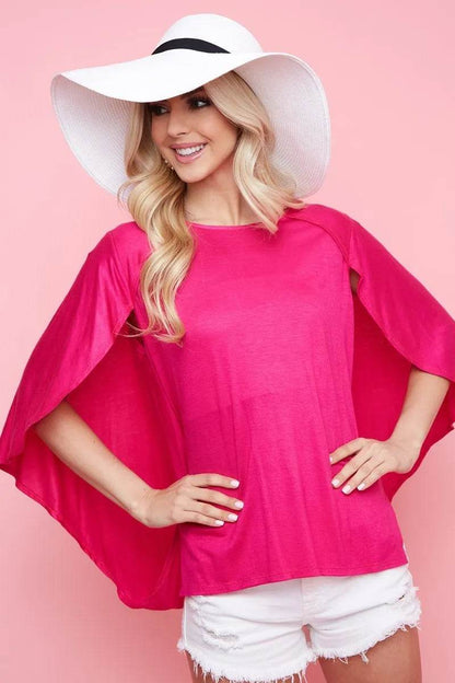 Chic Bibi Fold-Over Back Detail Top - Elevate Your Style!