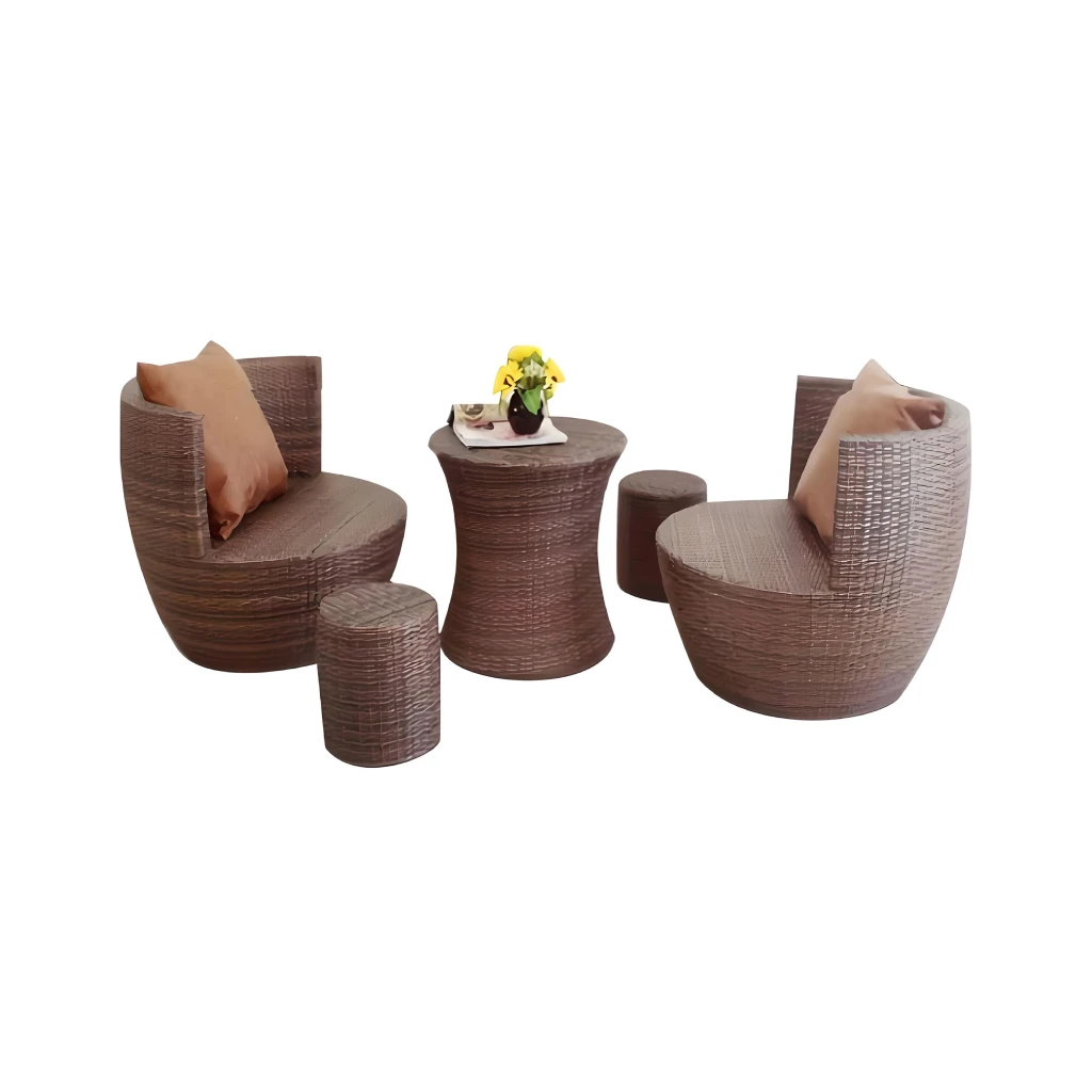 Elevate your outdoor space with the Modern Outdoor Rattan Patio Set. This stylish and durable furniture set, featuring a table and chairs, is crafted from high-quality rattan and wicker, ensuring both comfort and long-lasting performance. Weather-resistant and UV-protected, it's perfect for gardens, patios, or balconies, offering a modern minimalist design that seamlessly complements any decor. Ideal for relaxing afternoons, morning coffee, or entertaining guests, this set combines elegance and practicality to enhance your outdoor living experience.
