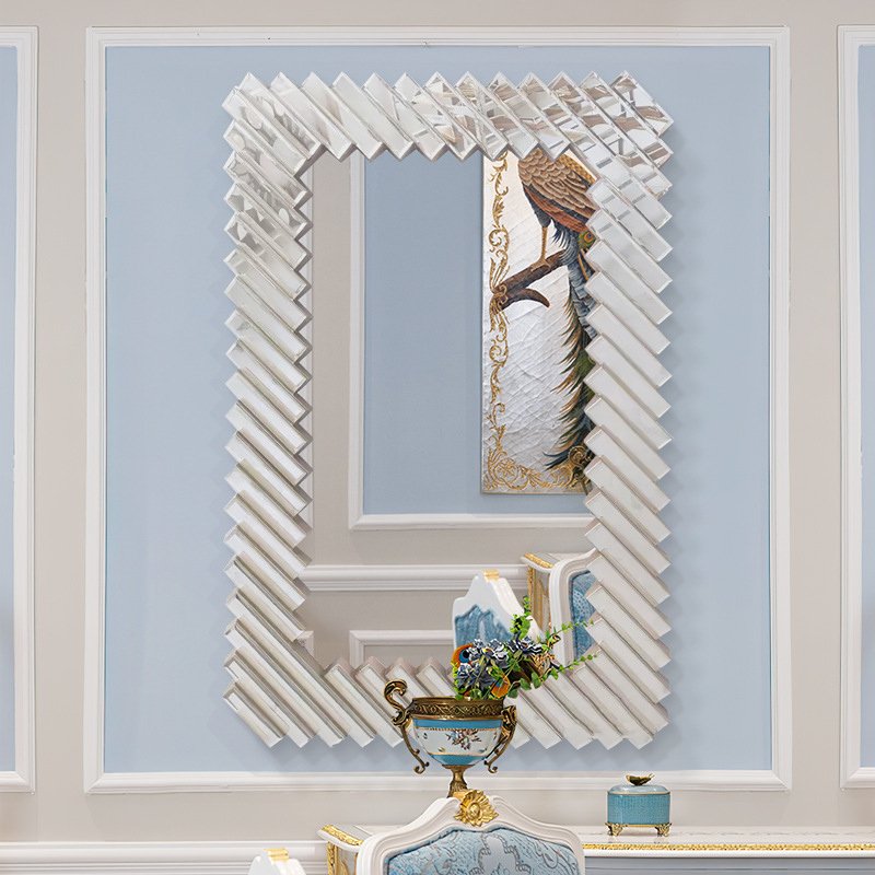 Add sophistication to your bathroom or dressing area with the Elegant Luxury Bathroom & Dressing Table Mirror. Combining European and American light luxury styles, this mirror features a half-length design, offering both practicality and style. With a large, high-quality glass surface and durable framing, it ensures a clear reflection for grooming or outfit checks. Ideal for modern or classic interiors, this mirror adds a luxurious touch while being easy to install. Perfect for daily use or as a decorative piece in any room.