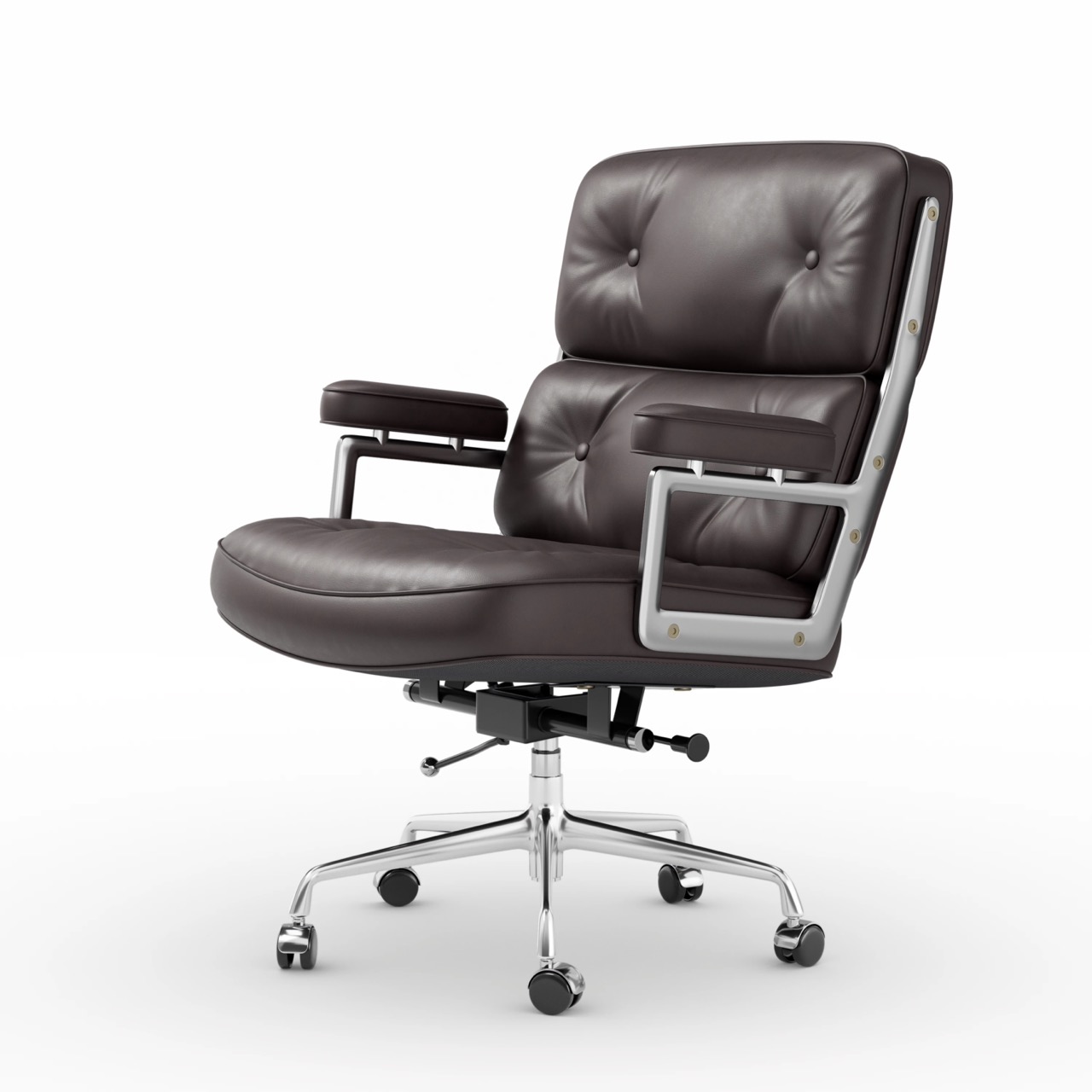 Enhance your sitting experience with the White Genuine Leather Mid-Back Office Chair, designed for both comfort and elegance. Whether at the office or home, its ergonomic design, premium materials, and adjustable features offer unparalleled support for long hours. The chair is built with a sturdy aluminum frame, a 350 lbs weight capacity, and 360-degree swivel wheels for mobility. Perfect for work, study, or gaming, it ensures style and durability in any environment.