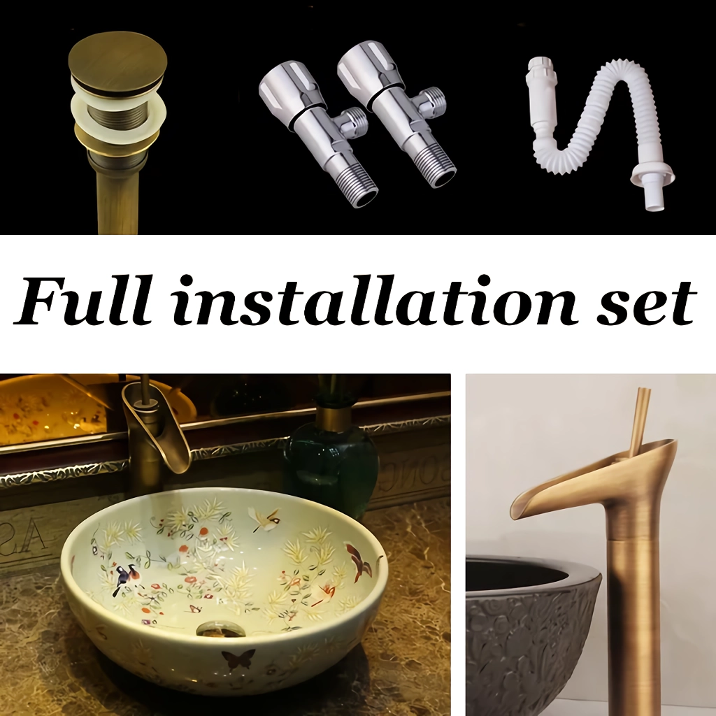 694f95e94ec442e57dd4438c4ef99b60 Transform your bathroom with the Elegant Round Ceramic Bathroom Sink, designed to elevate both the look and functionality of your space. Crafted from high-quality ceramic, this sink offers durability, a glossy finish, and a 9-liter capacity, providing ample space for everyday use. Its sleek round shape complements both modern and traditional bathroom styles, making it a versatile addition to any vanity. With a 4