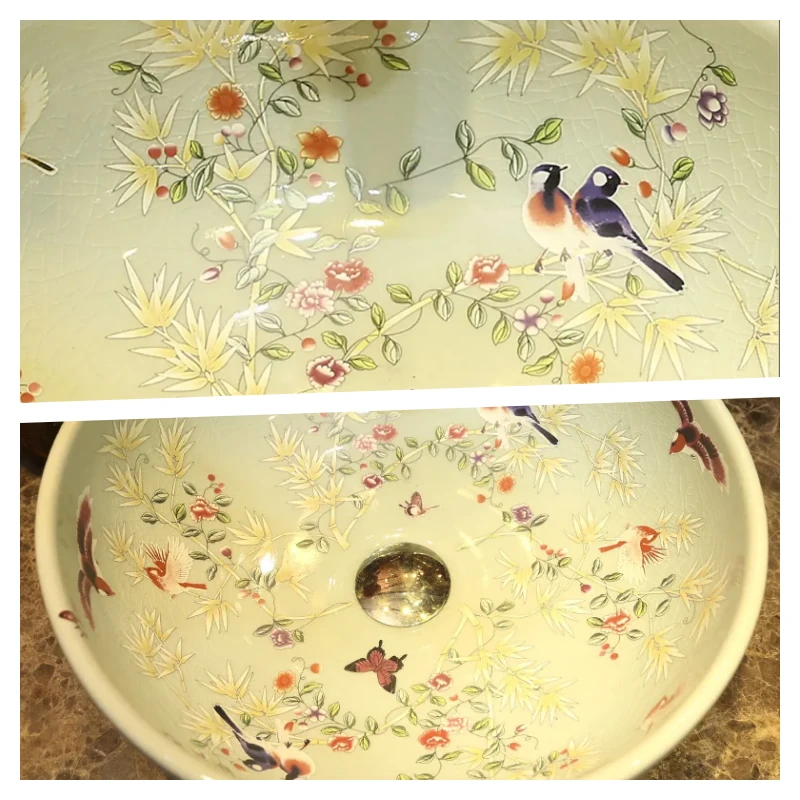 6d5918bdecb8bbb83ca30172225d837a Transform your bathroom with the Elegant Round Ceramic Bathroom Sink, designed to elevate both the look and functionality of your space. Crafted from high-quality ceramic, this sink offers durability, a glossy finish, and a 9-liter capacity, providing ample space for everyday use. Its sleek round shape complements both modern and traditional bathroom styles, making it a versatile addition to any vanity. With a 4