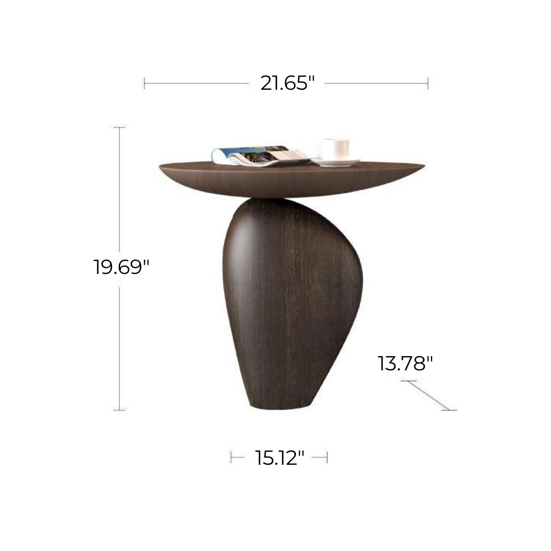 Bring modern elegance to your home with the Nordic Creative Cobblestone Side Table. Crafted from high-quality resin, this handmade piece mimics the natural beauty of cobblestones, adding a unique and artistic touch to your space. Its versatile design fits perfectly in living rooms, studies, or bedrooms, offering both style and functionality. Available in black or walnut, this table is a standout with its minimalist, Nordic-inspired look. Each handcrafted piece ensures no two are alike, making it a distinctive addition to your decor. Perfect as a decorative accent or a thoughtful gift, this side table brings both charm and durability to any room.