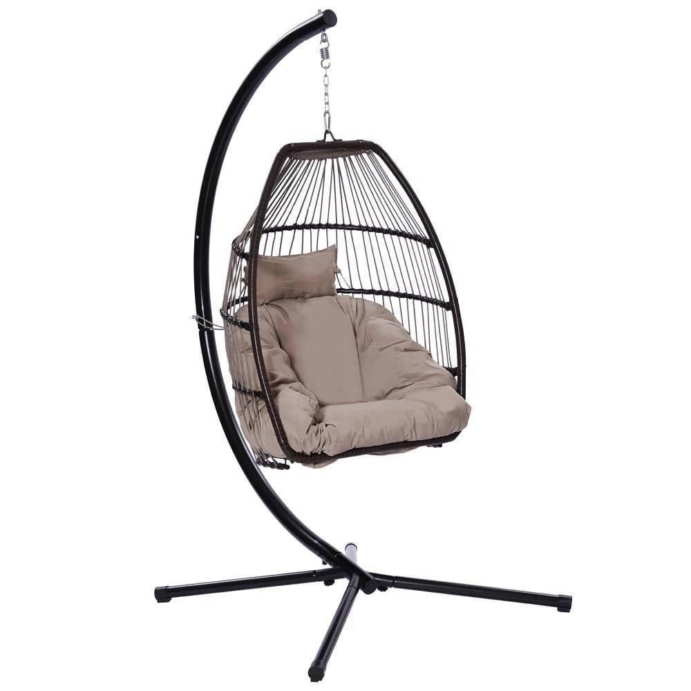 Transform your space into a cozy retreat with the Basket Egg Chair with Stand, designed for ultimate comfort and style. This luxurious hanging chair features an ergonomic design, plush cushions, and a sturdy, rust-resistant frame for long-lasting durability. Perfect for both indoor and outdoor use, it offers a soothing rocking motion and can be placed in your bedroom, patio, or garden. With adjustable cushion placement and easy assembly, this chair is the ideal choice for relaxation. Elevate your comfort and enjoy a new level of relaxation—order yours today!