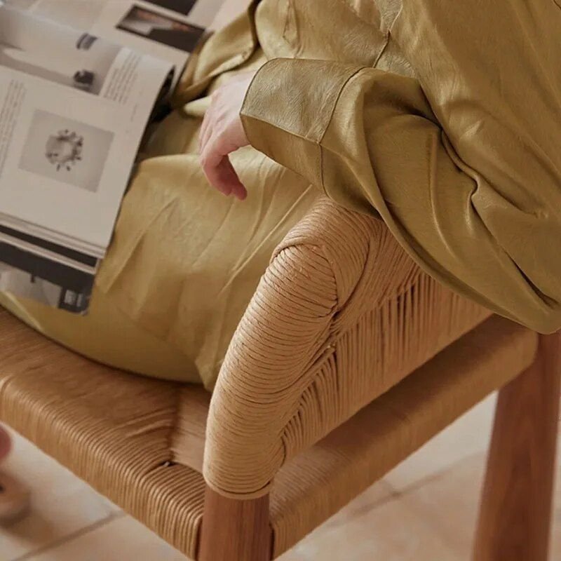 16419f5af5b731266f95a7fdf6ad1b71.jpg-full Introducing the Modern Japanese Wooden Dining Chair, a perfect blend of minimalist design and sophisticated craftsmanship. With its sleek lines and high-quality wooden panel construction, this chair adds a touch of Japanese-inspired elegance to any setting—whether in your dining room, office, or outdoor patio.