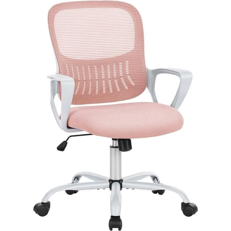 299181fd254dff41d6954279aa264776.jpeg-full Introducing our Mid Back Ergonomic Mesh Office Chair, designed for ultimate comfort and productivity. This sleek and modern chair offers customizable features, including adjustable height, tilt, and 360-degree rotation, to ensure a perfect fit for your body. The ergonomic backrest and lumbar support provide all-day comfort, while the breathable mesh fabric keeps you cool during long hours. With a durable, heavy-duty base and smooth-rolling casters, this chair is built to last. Perfect for home offices, gaming, or conference rooms, it’s your go-to solution for a comfortable and productive workspace. Upgrade today!