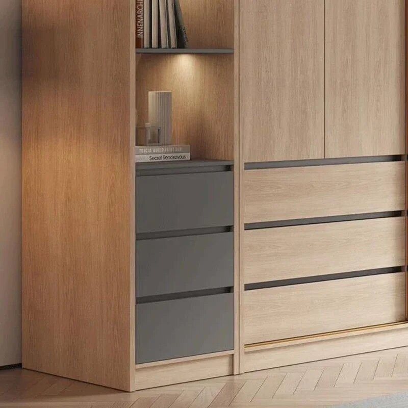 58f6a932e49630271d18a8e88fcaac28.jpg-full Introducing the Modern Minimalist Wardrobe, the ultimate blend of style, functionality, and simplicity for your bedroom. With its sleek, contemporary design, this wardrobe features smooth flat sliding doors that save space and provide a clean, clutter-free look. Crafted from high-quality wood, it offers durability and a premium feel. The wardrobe’s minimalist aesthetic suits any decor, while its spacious interior keeps clothes and accessories neatly organized. Easy to assemble and perfect for compact or spacious rooms, this wardrobe is a practical yet stylish upgrade for your home. Transform your space today!