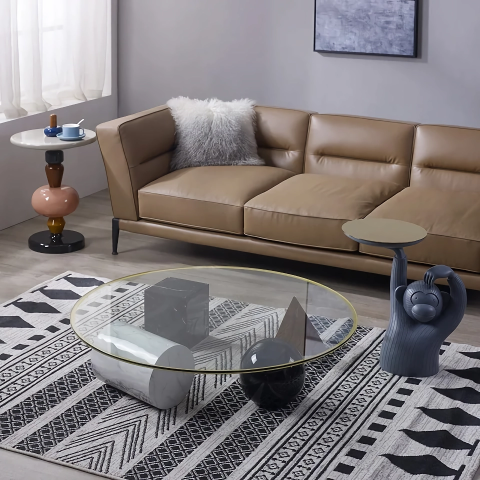 Enhance your home with the sleek and versatile Nordic Modern Minimalist Side Table. Crafted from durable stainless steel, this modern round table adds a touch of elegance to any room. Its compact, movable design makes it perfect for small spaces, offering a convenient surface for drinks, books, or decor items. Available in multiple stylish color options, it seamlessly blends into living rooms, bedrooms, and offices, providing both practicality and contemporary charm. Ideal for flexible placement, this side table is a must-have for any modern home.
