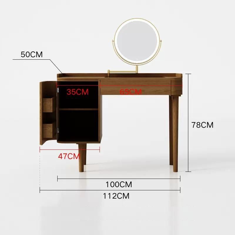 b6ee53c4adcf6793fd50e149845ef3b2 Introducing the Modern Minimalist Wood Vanity Dressing Table, the perfect combination of luxury, style, and functionality for contemporary homes. Designed with sleek wooden construction and a minimalist aesthetic, this vanity adds a touch of sophistication to any bedroom or hotel room. With its spacious 100x50x78cm dimensions, integrated mirror, and easy assembly, it offers both ample storage and an elevated getting-ready experience. Ideal for those who value both beauty and practicality, this vanity table enhances your space while keeping your beauty essentials organized and accessible.