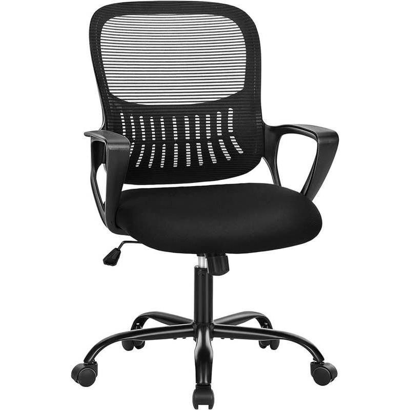 c6811813f37ad9a9669e2bb28c954bde Introducing our Mid Back Ergonomic Mesh Office Chair, designed for ultimate comfort and productivity. This sleek and modern chair offers customizable features, including adjustable height, tilt, and 360-degree rotation, to ensure a perfect fit for your body. The ergonomic backrest and lumbar support provide all-day comfort, while the breathable mesh fabric keeps you cool during long hours. With a durable, heavy-duty base and smooth-rolling casters, this chair is built to last. Perfect for home offices, gaming, or conference rooms, it’s your go-to solution for a comfortable and productive workspace. Upgrade today!