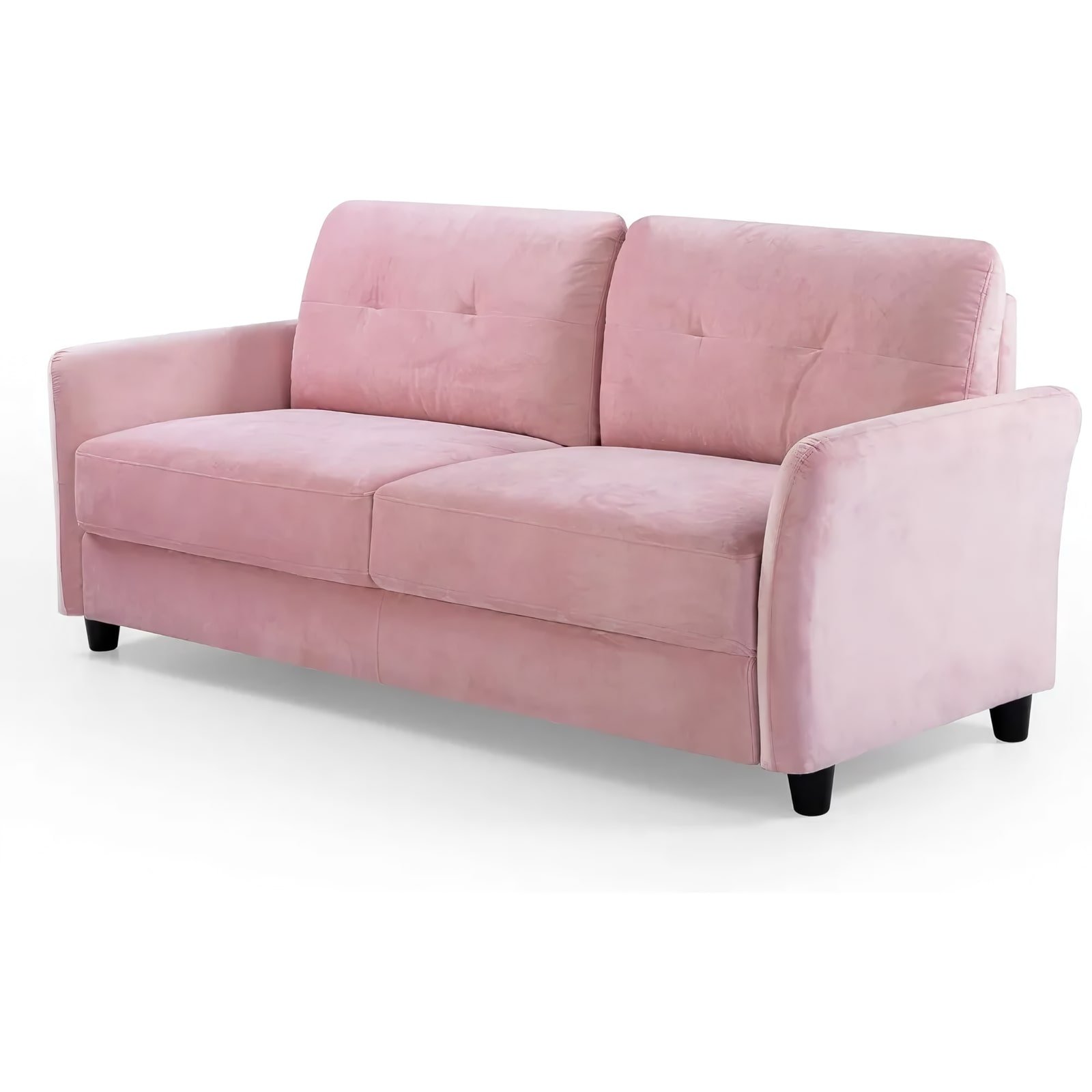 Introducing our Luxurious Velvet Two-Seater Sofa, the perfect blend of comfort and sophistication for your living space. With plush velvet upholstery and supportive foam and fiber cushions, this sofa offers an indulgent seating experience. The durable frame supports up to 750 lbs, ensuring long-lasting stability. Enjoy hassle-free, tool-free assembly in under 20 minutes, making it a convenient and stylish addition to any room. Available in a variety of luxurious shades, this sofa effortlessly combines elegance with practical comfort. Transform your living room into a cozy retreat today!