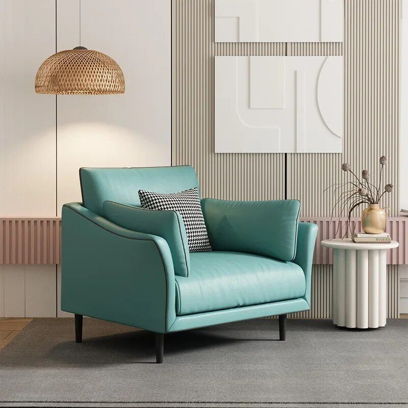 eb8cdccc3bd5f83341ff06d92645d7c7 Introducing our Modern Nordic Single Sofa Chair, the perfect combination of style, comfort, and sophistication. Designed with sleek, contemporary lines, this chair is ideal for any room, offering both functionality and luxury. Made from high-quality composite fabrics and featuring a sturdy metal frame, it ensures lasting comfort and stability. Whether you’re unwinding in your living room, enjoying a quiet read in the bedroom, or adding elegance to your office, this chair enhances any space. With no assembly required and free shipping included, elevate your home with this stylish, versatile piece today!