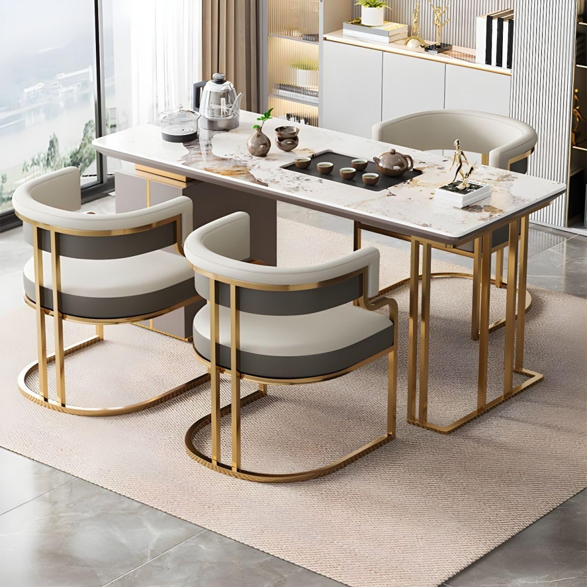 ewrshtxrs.jpg-full Introducing the Elegant Modern Accent Dining Chair with Handrails – a perfect fusion of style, comfort, and durability. Crafted with sturdy metal and designed in a sleek minimalist style, this chair enhances any space, from dining rooms to offices or outdoor areas. Its ergonomic backrest and convenient handrails offer extra comfort and support for extended seating. Measuring 50x56x73cm, it provides generous space while fitting seamlessly into various decor themes. Whether you're hosting a dinner party or simply enjoying a meal, this chair delivers both elegance and functionality, making it a versatile addition to any room.