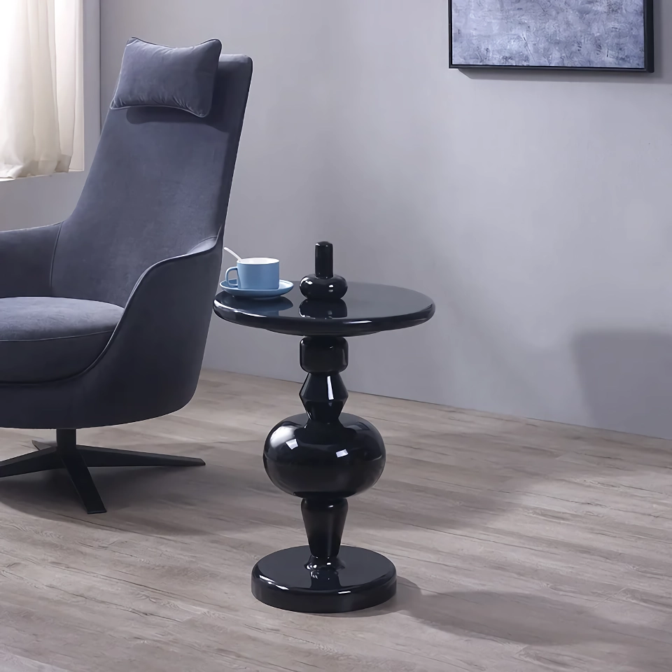 Enhance your home with the sleek and versatile Nordic Modern Minimalist Side Table. Crafted from durable stainless steel, this modern round table adds a touch of elegance to any room. Its compact, movable design makes it perfect for small spaces, offering a convenient surface for drinks, books, or decor items. Available in multiple stylish color options, it seamlessly blends into living rooms, bedrooms, and offices, providing both practicality and contemporary charm. Ideal for flexible placement, this side table is a must-have for any modern home.