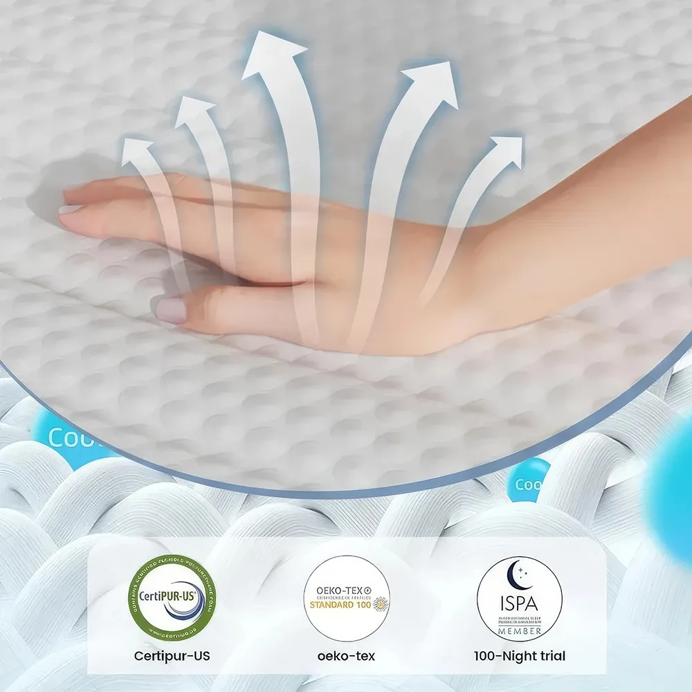 Introducing our Queen Size 12-Inch Memory Foam Hybrid Mattress, designed to provide the perfect blend of comfort and support for a restful night's sleep. This mattress combines the contouring comfort of memory foam with the sturdy support of individually encased pocket springs. It offers pressure relief, reduces motion transfer, and adapts to your body's shape, ensuring a pain-free, peaceful sleep. Certified for safety and free from harmful substances, it’s the ideal choice for anyone seeking a healthy, rejuvenating sleep experience. Upgrade your sleep with this hybrid mattress and enjoy ultimate comfort every night!