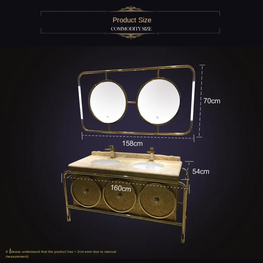 2-890.jpg-full Transform your bathroom into a sanctuary of luxury with the Elegant Marble and Stainless Steel Bathroom Vanity Combo. Featuring a space-efficient design under 60cm in length, this vanity combines high-quality marble and a durable stainless steel framework for both timeless beauty and resilience. The integrated mirror light adds sophistication and perfect lighting for your daily routine. With a blend of modern and Southeast Asian-inspired elements, this vanity brings functional elegance to any bathroom, creating a serene atmosphere while offering lasting durability. Ideal for renovations or upgrades, it's a statement piece that elevates both style and practicality.