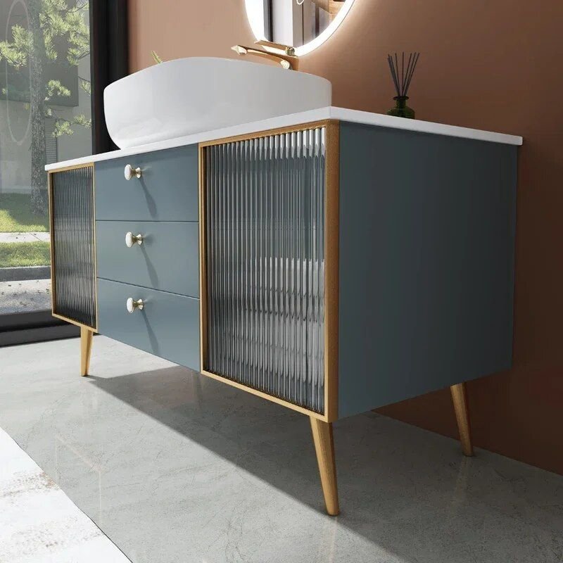 3a1b182d77360e6b1de346ba9468d61c.jpg-full Elevate your bathroom with our Elegant Solid Wood Bathroom Vanity Set, a perfect blend of luxury and functionality. Crafted from durable solid wood, this sleek vanity features a modern design that complements any decor. The integrated basin and included mirror light enhance both style and practicality, providing perfect lighting for grooming. Ideal for both spacious and compact bathrooms, this vanity set is a timeless addition to your home, offering durability and sophistication for years to come. Transform your bathroom into a sanctuary of elegance today!