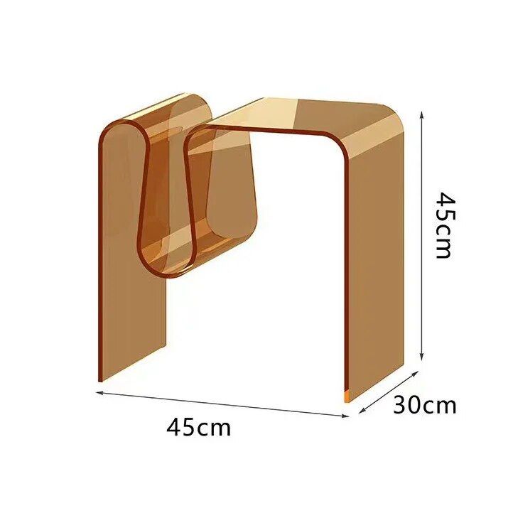 47556d66a75e814a9fc3498a52eff501 The Modern Acrylic Water Drop Coffee Table is a stunning blend of minimalist design and functional art. With its unique water drop shape, this table adds a touch of modern luxury to any room. Crafted from high-quality acrylic, it’s durable, easy to clean, and requires no assembly. Measuring 45x30x45cm, it's perfect for small to medium spaces, offering both style and practicality with its efficient storage functionality. Ideal for living rooms, offices, or bedrooms, this table serves as a conversation-starting centerpiece, elevating your space with its light luxury and artistic charm.