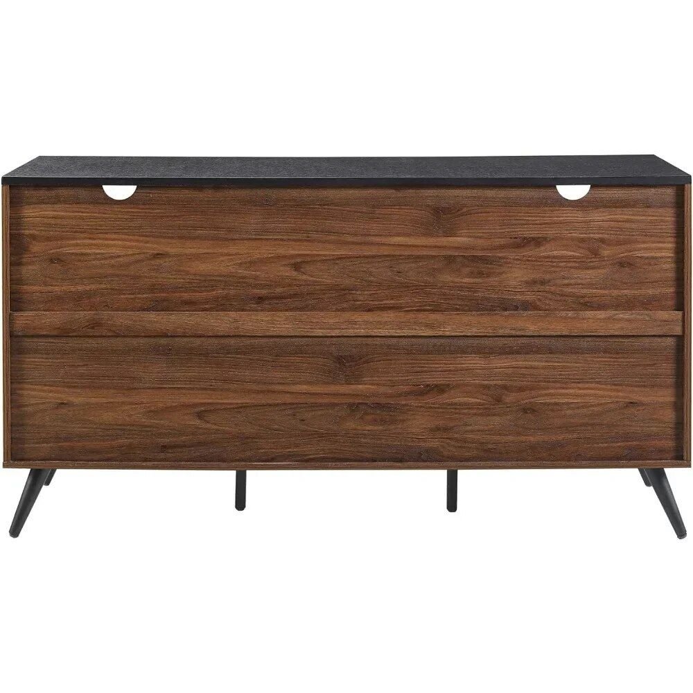 55f30c364c10582f819e775ce3ac2a29.jpg-full Introducing our Sophisticated Storage Cabinet—a perfect blend of style and functionality to elevate any room in your home. Crafted from high-grade MDF with durable laminate, this modern cabinet features five spacious drawers, two sliding slat doors, and adjustable shelves for versatile storage. Ideal as a TV stand for screens up to 65