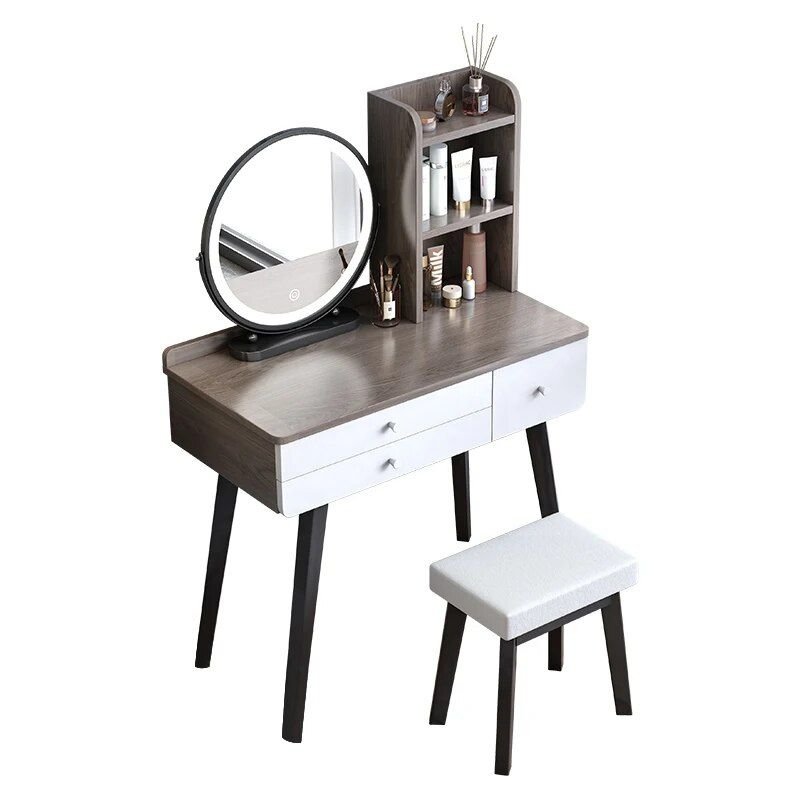 Introducing our Modern Elegant Dressing Table, designed to bring style and functionality to your bedroom or hotel suite. With its sleek white finish and modern design, this dressing table features a spacious mirror for easy makeup and hairstyling, along with a comfortable stool for a relaxing beauty routine. Ample storage drawers keep your makeup, jewelry, and essentials organized. Perfect for daily use or as a luxurious addition to any space, it offers both elegance and practicality. Elevate your dressing experience with this sophisticated piece today.