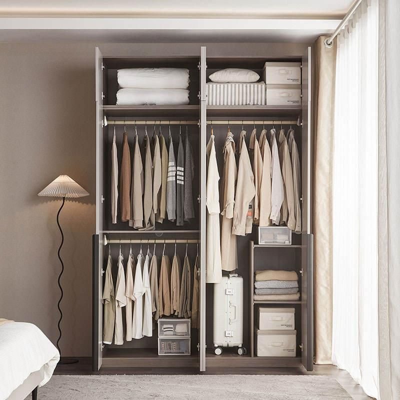 Introducing the Compact Elegance Modern Wardrobe—the perfect solution for small living spaces. Designed with efficiency and style in mind, this wardrobe offers a sleek, space-saving design without compromising on storage or aesthetic appeal. With its modern silhouette and durable construction, it enhances any bedroom or living area while providing easy access to your essentials. Ideal for apartments, studios, or guest rooms, this wardrobe maximizes your space and keeps your environment organized and clutter-free.