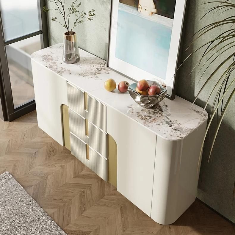 5a7f2367d56966cc3df2d42d0b3868fc.jpeg-full Enhance your home with the Elegant Slate Top Sideboard, a perfect blend of modern design and practical functionality. Featuring sleek, minimalist lines and a durable slate top, this sideboard offers generous storage while adding a sophisticated touch to any room. Crafted with eco-friendly, non-polluting materials and rounded corners for safety, it’s ideal for living rooms, kitchens, or entrance halls. The versatile design complements any decor, making it a stylish, functional addition to your home.
