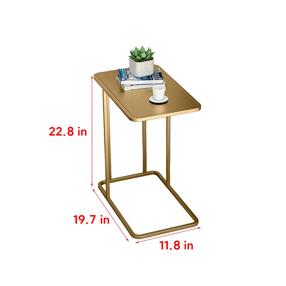 Introducing the Luxe Marble-Top Iron Side Table, a perfect fusion of modern minimalism and luxury. With a premium iron frame and a stunning marble top, this table adds a sophisticated, contemporary flair to any space. Its geometric design, radiant gold finish, and sleek rectangular shape make it a statement piece that enhances your decor without overwhelming it. Ideal for displaying decor, holding drinks, or as an accent in your living room or office, this table combines function with timeless elegance. Elevate your space today with this luxurious addition to your home.