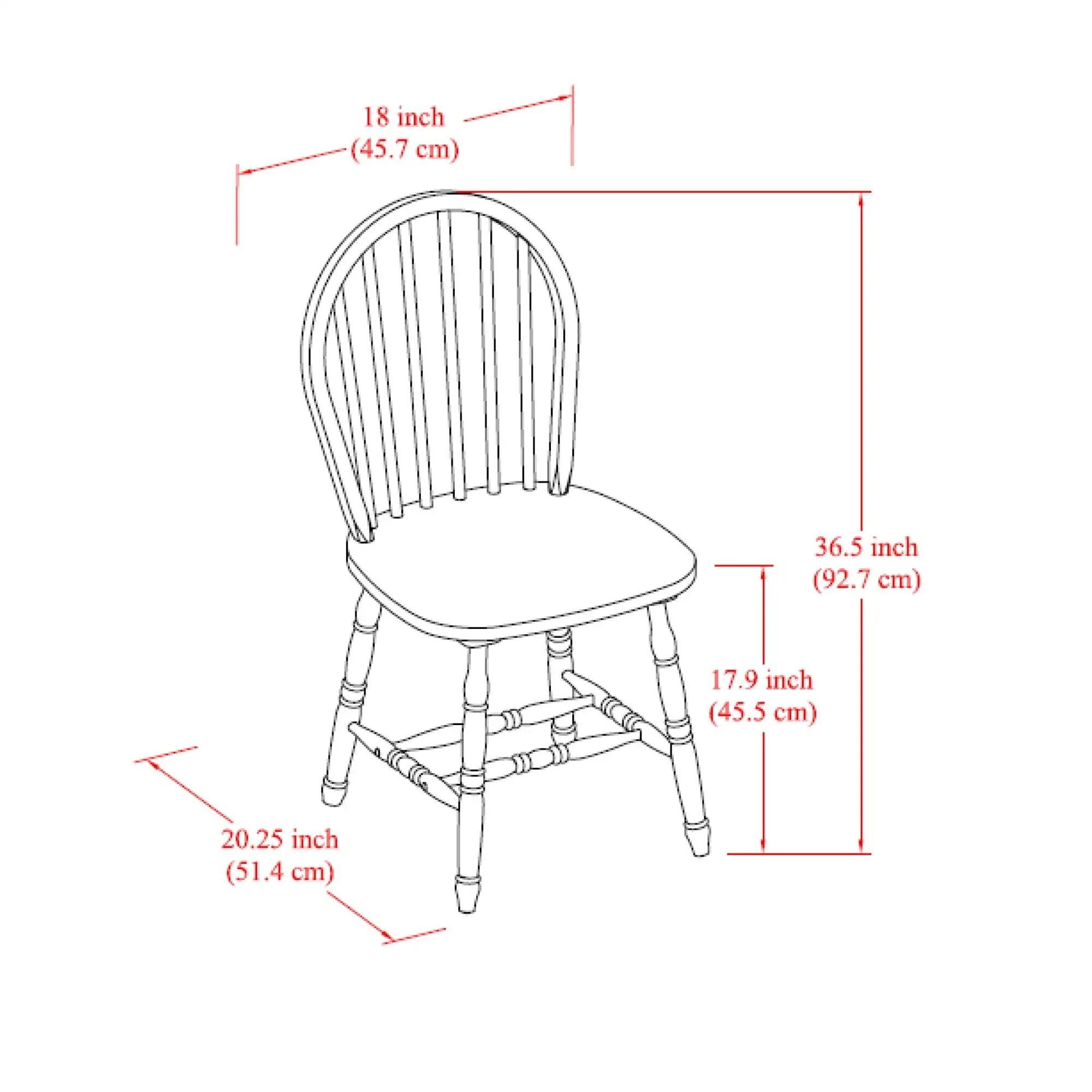 6bc74824cd6d73cf86978e632e2df0f8.jpg-full Elevate your dining space with the Autumn Lane Windsor Dining Chairs. Crafted from solid wood with a charming White and Oak finish, these chairs combine classic farmhouse elegance with modern durability. Featuring stylish turned-wood legs and back, they offer both beauty and sturdy support. Ideal for any room—dining room, kitchen, or breakfast nook—these chairs complement a variety of interior styles and coordinate perfectly with the Autumn Lane Dining Table. Easy to assemble and built to last, they’re the perfect addition to create a warm, inviting dining atmosphere.