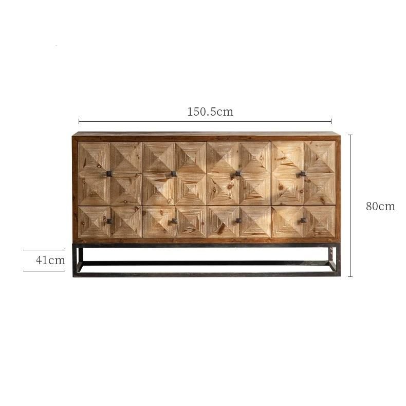 6d78ce2e5ddba7c0ddb6280647bbf299.jpeg-full Introducing our Elegant Vintage Solid Wood Stand—a perfect blend of minimalist modern design and classic retro charm. Crafted from premium pine and fir woods, this versatile stand features a sleek 150x41x80cm frame with four spacious drawers for organized storage. Its solid veneer finish with relief technique adds sophistication, making it a timeless piece for any living room. Whether used as a TV stand, storage solution, or display unit, this stand seamlessly enhances any decor with its durable, stylish construction.