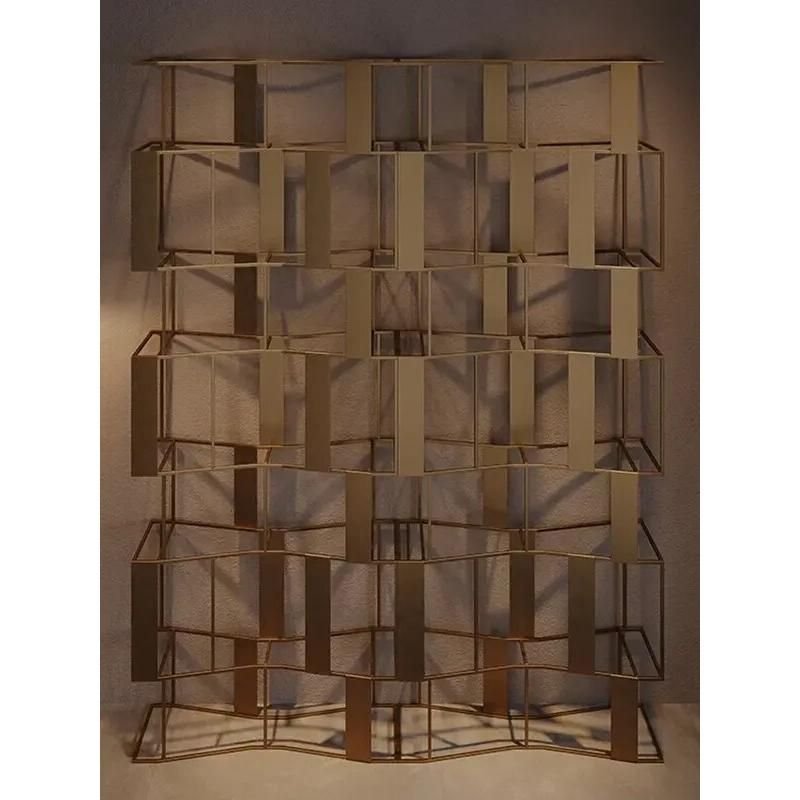 8853a047196defff5459776f4bfe7acc.jpeg-full Introducing our Gilt Brass Metal Bookcase, a stunning fusion of artistic design and functionality that will elevate any room. Finished in luxurious gilt brass, this bookcase not only provides practical storage but also acts as a striking display piece. Perfect for showcasing books, collectibles, or decor, its sophisticated style adds a touch of opulence to your home. With a durable, sturdy construction and easy assembly, this designer bookcase is ideal for contemporary and classic interiors alike. Make a statement in your living room, home office, or any space that deserves an artistic touch.